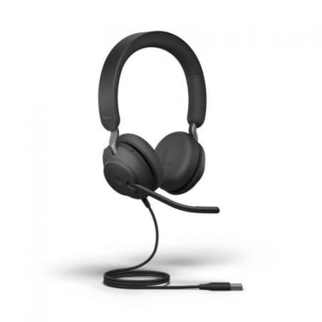 Cuffie jabra evolve 40 se usb-a ms stereo nero [24189-999-999]
