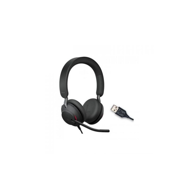 Cuffie jabra evolve2 40 se duo usb-a uc stereo cablato nero [24189-989-999]