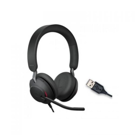 Cuffie jabra evolve2 40 se duo usb-a uc stereo cablato nero [24189-989-999]