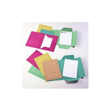 cartellina in cartone a 3 lembi cartotecnica del garda 50 pz. azzurro