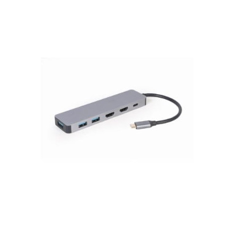 Adattatore multiporta gembird a-cm-combo3-03 usb tipo