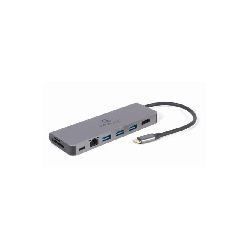 Hub usb gembird a-cm-combo5-05 tipo c 3.1 gen 1 a 3 porte