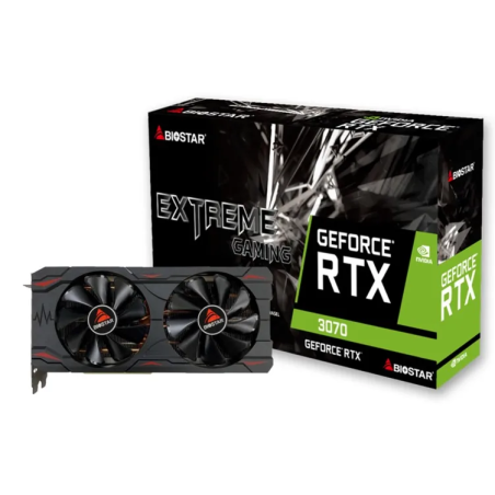 Scheda video nvidia biostar geforce rtx 3070 8gb gddr6 256bit 3xdp