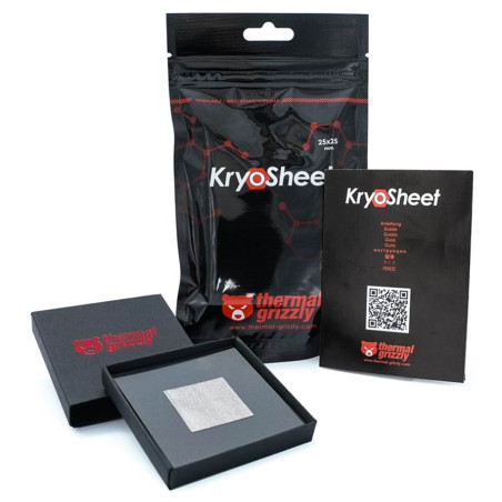 Pad termico thermal grizzly kryosheet 25x25mm [tg-ks-25-25]