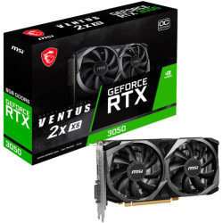 Scheda video nvidia msi geforce rtx 3050 ventus 2x xs oc 8gb gddr6