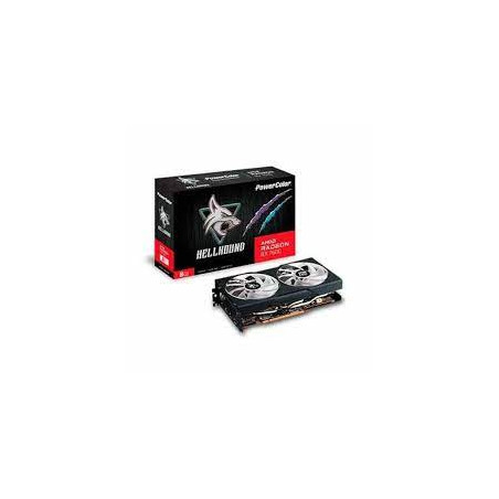 Scheda video amd powercolor radeon hellhound rx 7600 8gb gddr6 [rx7600