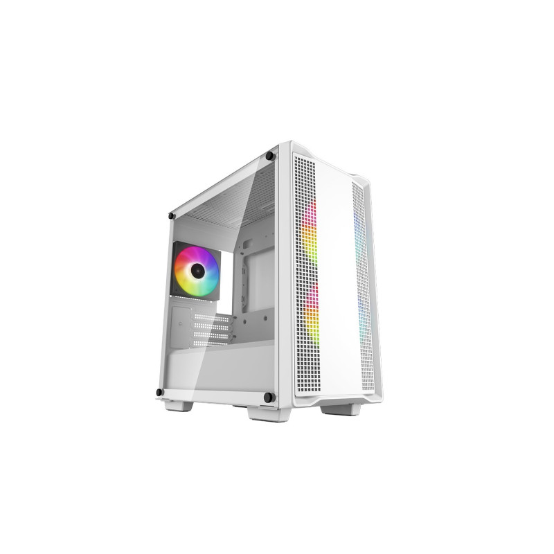 Case deepcool mini tower cc360 atx bianco [r-cc360-whapm3-g-1]