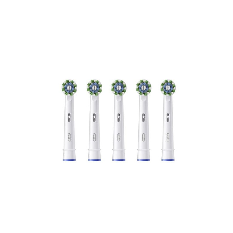 Testine di ricambio spazzolino oral-b pro cross action 5pz bianco