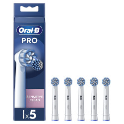 Testine di ricambio spazzolino oral-b pro sensitive clean 5pz