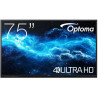 Public display 75'' optoma 4k 4/32gb a11 e.star touch nero