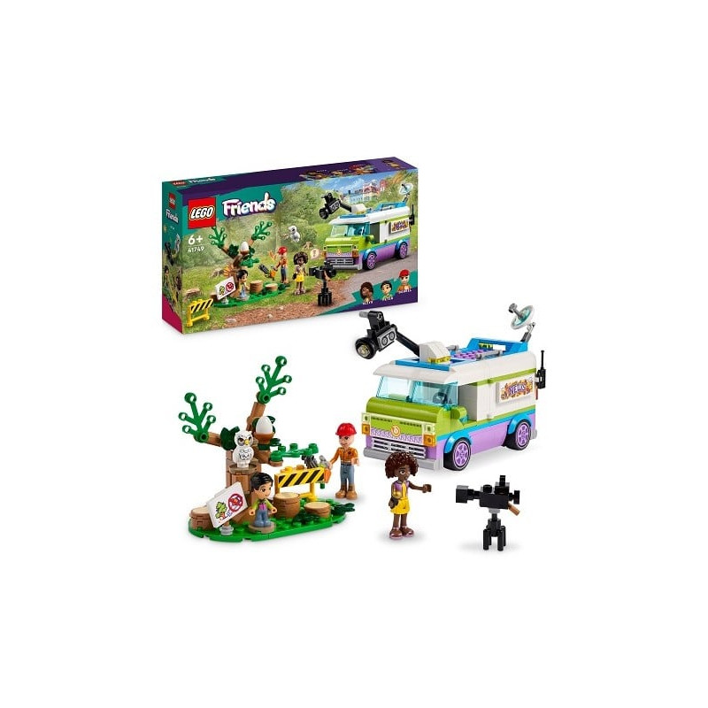 Gioco da costruzione lego 41749 furgone della redazione multicolore
