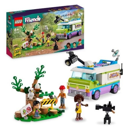 Gioco da costruzione lego 41749 furgone della redazione multicolore