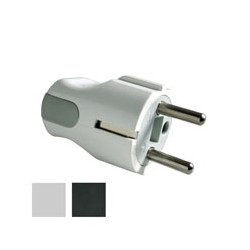 Spina schuko 16a+t nera 80071 fme [fme ]