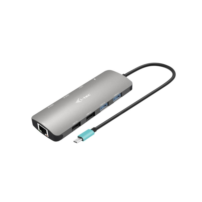 Docking station i-tec usb-c metal nano 2x hdmi 100w argento