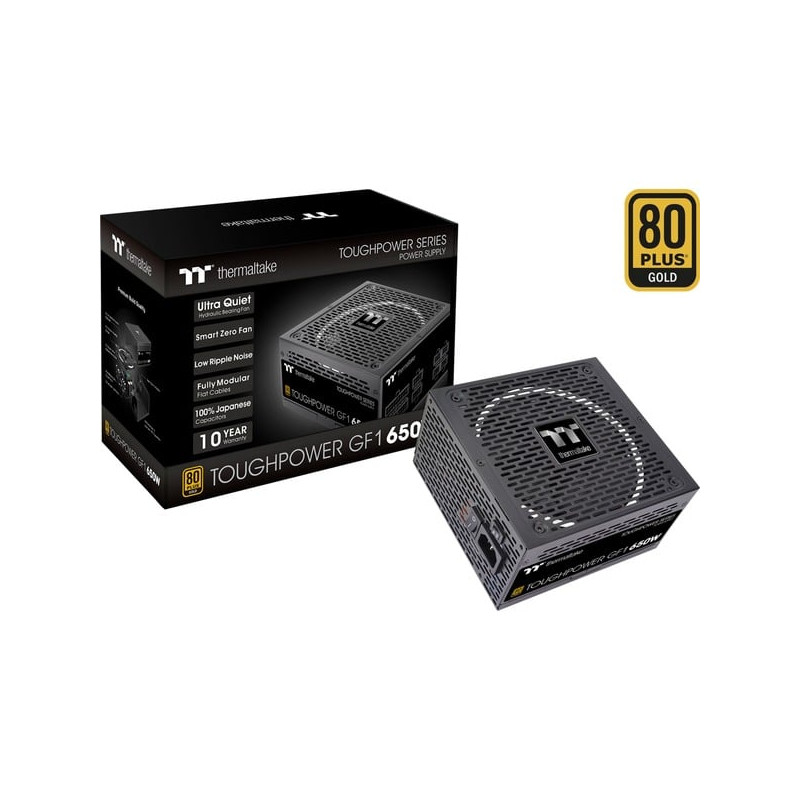 Alimentatore 650w thermaltake toughpower gf a3 80 plus gold nero