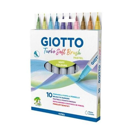 Pennarello giotto cf10 feltro turbo multicolore 10pz [f426900]