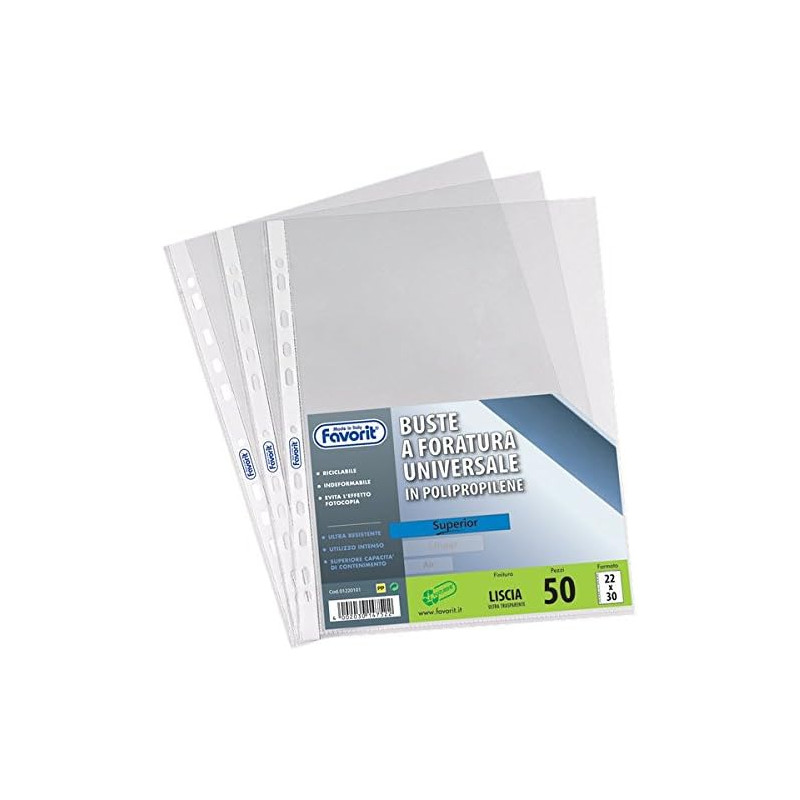 Busta porta documenti favorit cf20 transparente [400178113]