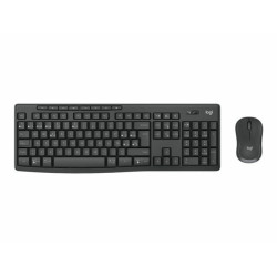 Tastiera wireless logitech mk370 con mouse grafite nero [920-012069]