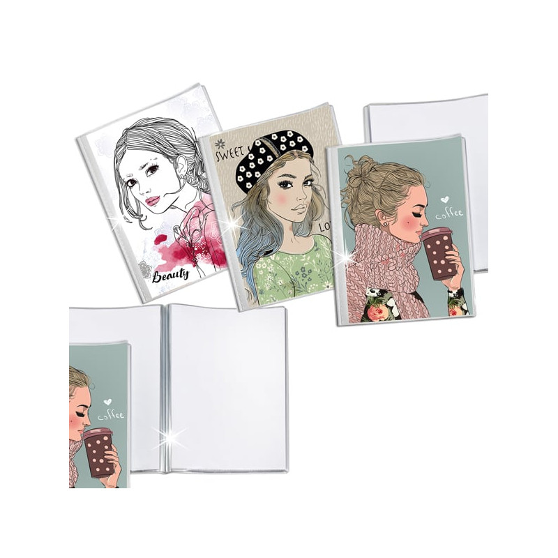 Portalistino sei rota ace ritratti 20 buste f.to utile 22x30cm a4