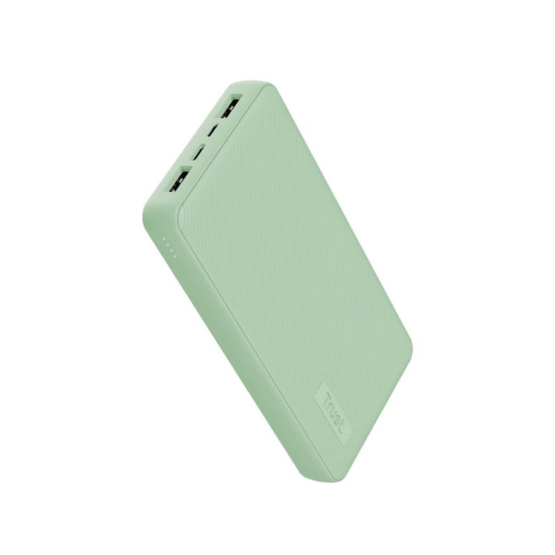 Batteria portatile trust powerbank 20000mah verde [25027]