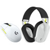 Set da gaming logitech wireless gaming combo cuffie con mouse bianco/nero