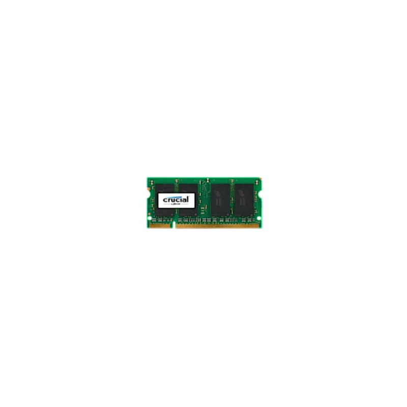 Ram so-dimm ddr2 2gb crucial pc-5300 1.8v cl5 667mhz verde