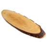 Tagliere calder corteccia in legno 38x11cm beige/marrone [4540]