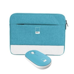 Custodia notebook pantone 16'' con mouse ottico blu [pt-bgms001g1]