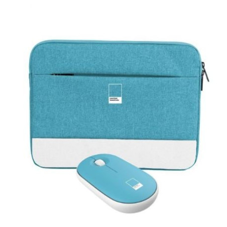 Custodia notebook pantone 16'' con mouse ottico blu [pt-bgms001g1]
