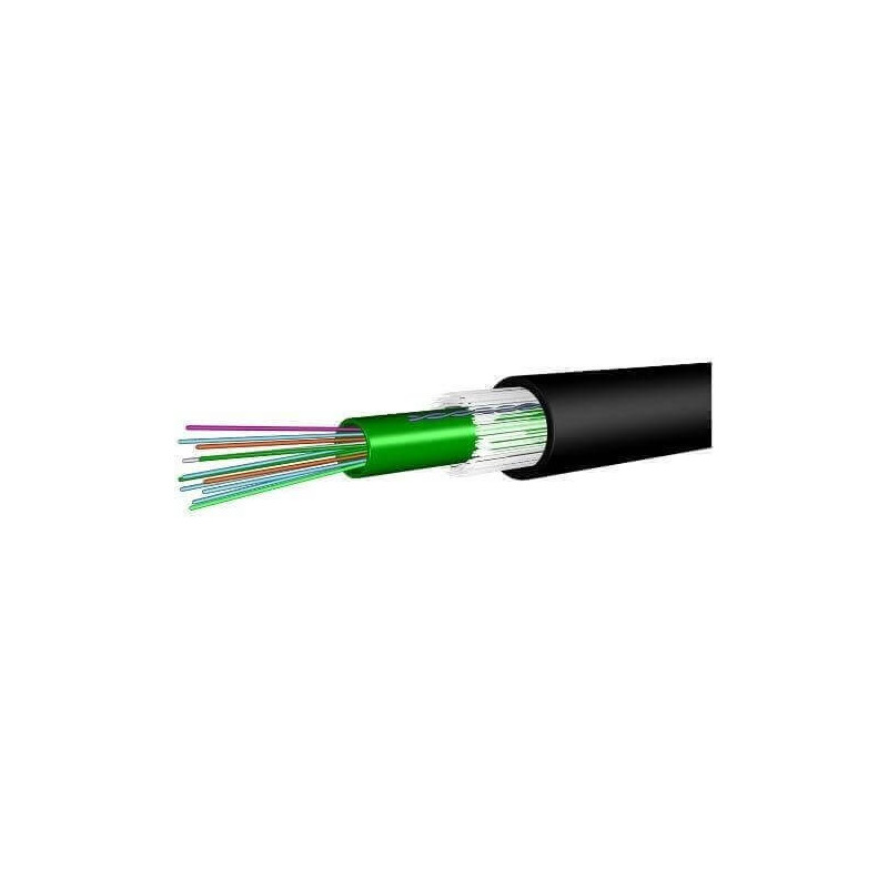 Cavo ottico draka 12 fibre om3 per interni/esterni 10gbit verde [60019481]