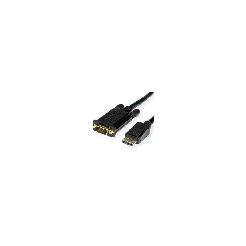 Cavo display port vga nilox premium 2m nero [nx090211103]