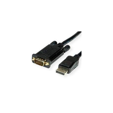 Cavo display port vga nilox premium 2m nero [nx090211103]
