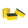Set spugne pippo abras con manico giallo/verde 3pz [np1844]
