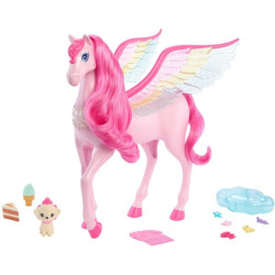 Giocattolo barbie mattel barbie un pegaso magico nascosto muticolore
