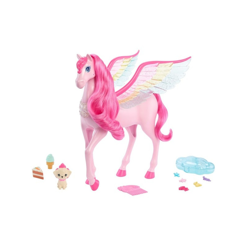 Giocattolo barbie mattel barbie un pegaso magico nascosto muticolore
