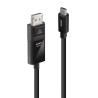 Cavo adattatore lindy 43342 usb-c/displayport 2m nero [43342]