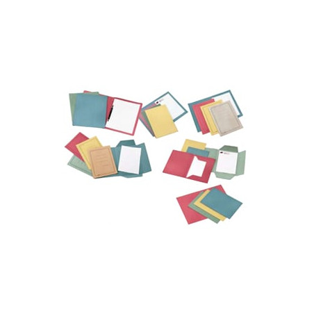 Cartellina in cartone a 3 lembi cartotecnica del garda 50 pz. grigio