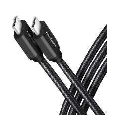 Cavo usb axagon bucm-cm10ab usb-c a usb-c 60w/3a 1.5m