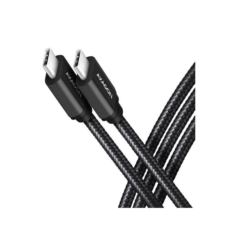 Cavo usb axagon bucm-cm10ab usb-c a usb-c 60w/3a 1.5m