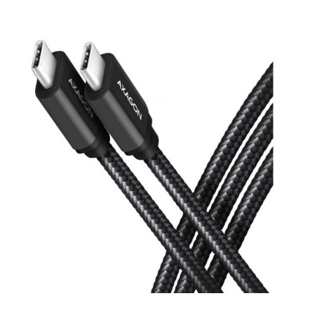 Cavo usb axagon bucm-cm10ab usb-c a usb-c 60w/3a 1.5m