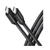Cavo usb axagon bucm-cm10ab usb-c a usb-c 60w/3a 1.5m