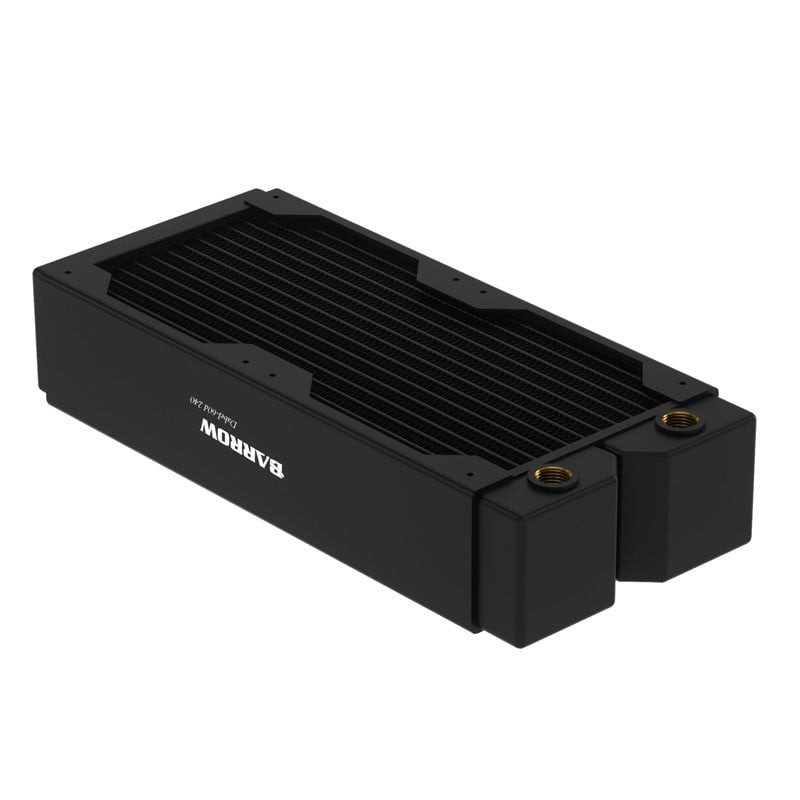 Radiatore barrow dabel-60d 240mm nero [dabel-60d]