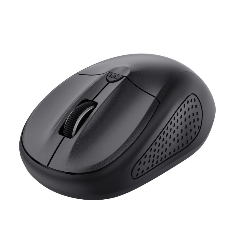 Mouse trust primo ottico wireless/bt 1600dpi nero [24966]
