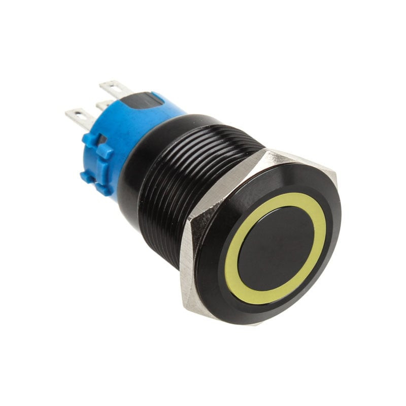 Accessorio dimastech interruttore antivandalismo per case pc 19mm