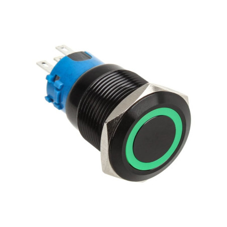 Accessorio dimastech interruttore antivandalismo per case pc 19mm