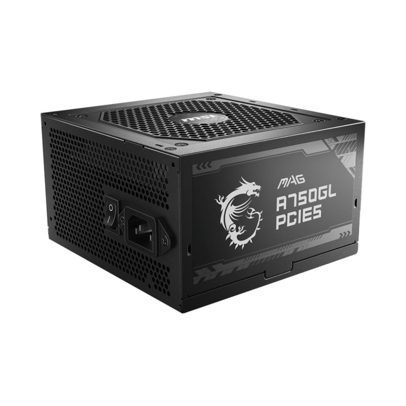 Alimentatore 750w msi 80+oro modulare 20+4 pin atx 12v 3.0/eps12v-ca