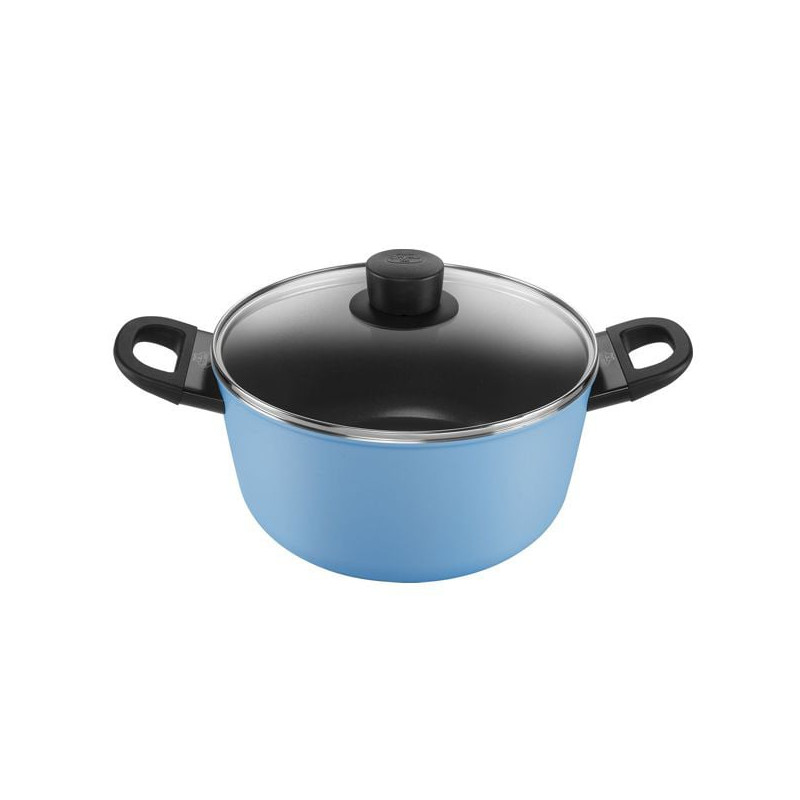 Casseruola ballarini a 2 manici 24cm blu [1010809]