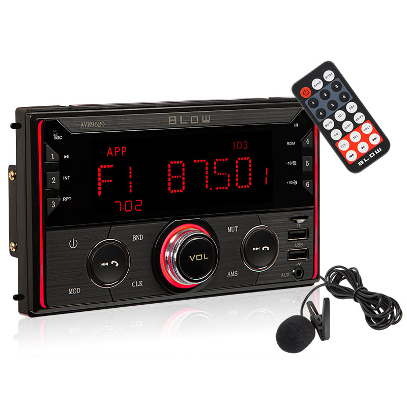 Autoradio blow avh-9620 2din rds rgb nero [dsblor000078335]