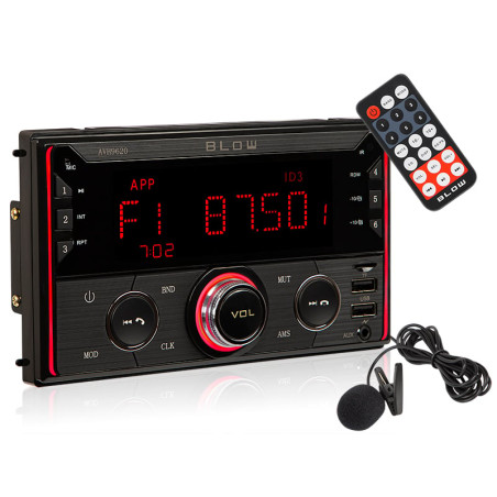 Autoradio blow avh-9620 2din rds rgb nero [dsblor000078335]