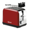 tostapane girmi tp5702 toaster 800w rosso/argento [tp5702]